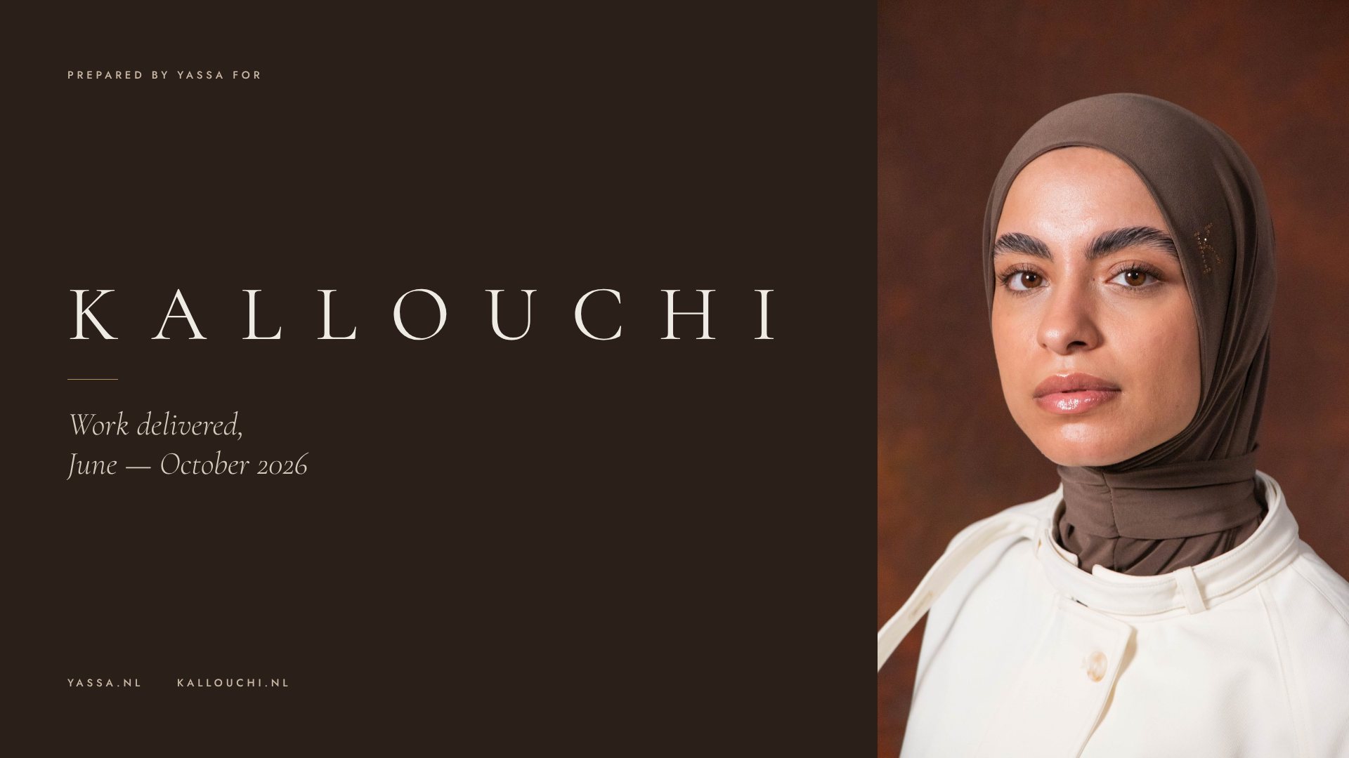 KALLOUCHI deck — slide 1 of 16