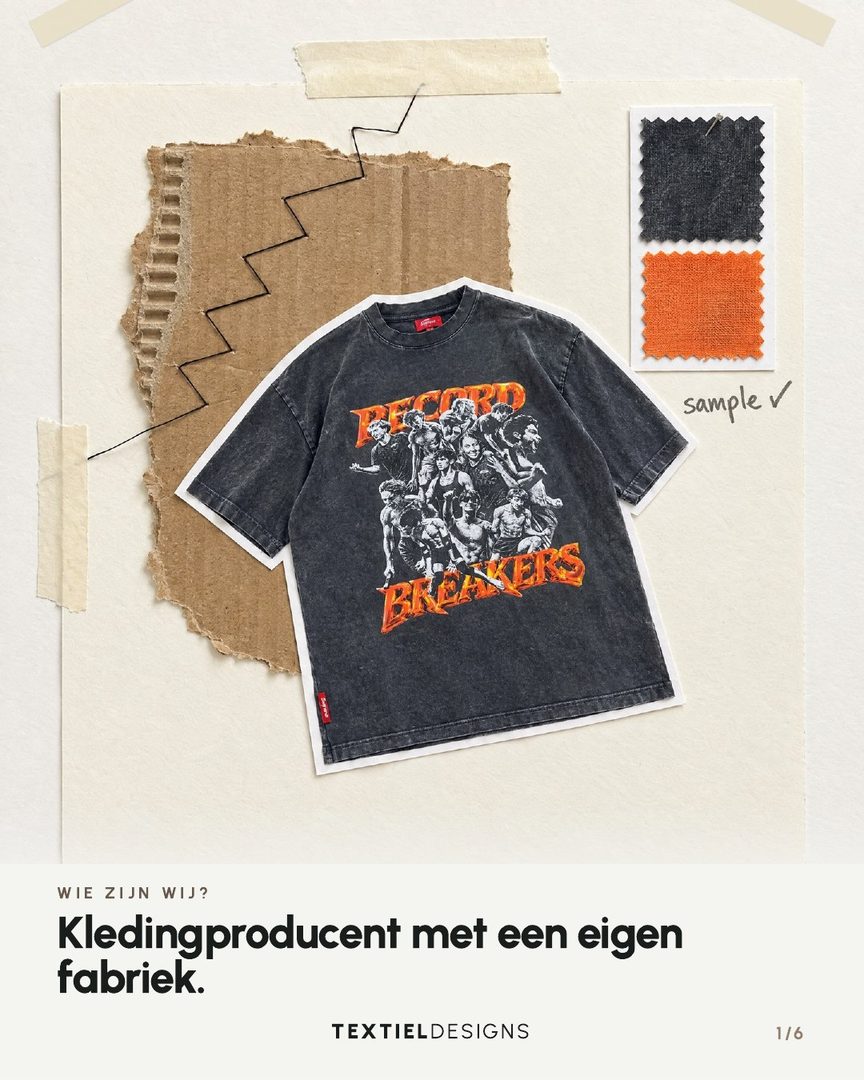 Textiel Designs carousel 'Wie zijn wij', slide 1 of 6