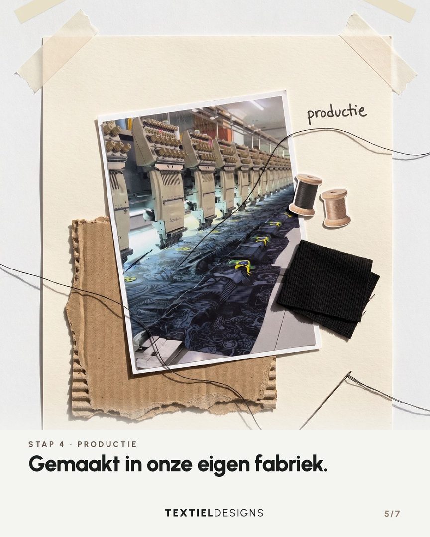 Textiel Designs carousel 'Productieproces', slide 5 of 7